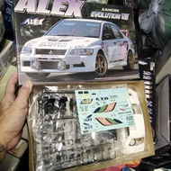 ALEX MITSUBISHI LANCER EVO VII FUJIMI 1/24