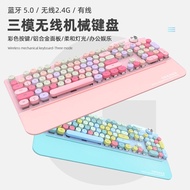 GEEEZER g7 Mechanical Keyboard Bluetooth 2.4g Wireless Wired Charging Three-Mode Game Office Boys Gi