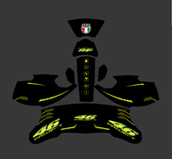 Sticker Decal Helm KYT KYOTO Part 1| Decal sticker | Decal helm KYOTO