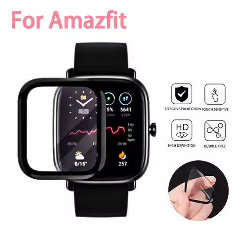 9D Tempered Soft Glass Watch Film For Amazfit BiP S/U Pro Screen Protector For XiaoMi HuaMi Amazfit 