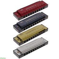 dusur 10 Holes for Key of C Blues Harmonica Musical Instrument Educational Toy with fo