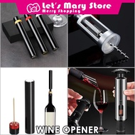 Wine Opener / Cutter / Air Pump / Corkscrew / Kitchen Bar Vacuum Stopper Foil / Let's Mary Store