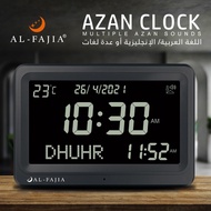 Larger LCD screen Azan Clock 8 Athan Sounds Multi-languages Hijir Gregorian Calendars With Stander