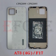 Đối với Oppo A1 a1k A3S A5 A7 A12 A17 a17k A73 4G F17 F7 trở lại nắp pin giữa khung cửa sau vỏ ngoài