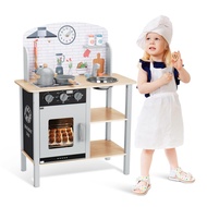 Kids Play Kitchen Playset set, Kitchen Set for Kids with Plenty of Play Features, sink,oven,stove,ki