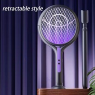 Multi functional 2-in-1 mosquito killer lamp angle retractable mosquito swatter USB rechargeable mos