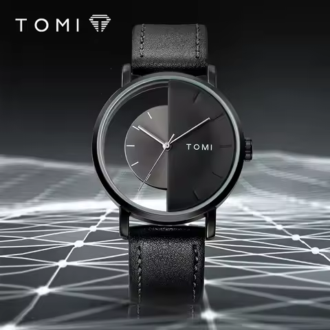 TOMI Fashion Simple Hollow Design Quartz Watch