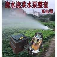 Battery Pump DC Submersible Pump 12V24V48V Rechargeable Water Pump Rechargeable Battery Watering Veg