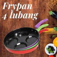 Non-stick 4-hole Teflon Fry Pan | Egg Frying Pan | Non-stick Omelete Pan - SK