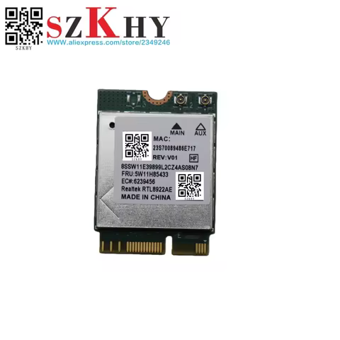 RTL8922AE For ThinkBook 14 15 /16 L14/L15 E14/E16, Legion 5 7 S7, Yoga Pro 7,IdeaPad 1,3,5,7,Slim, 5