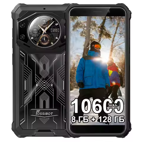 FOSSiBOT F101 PRO 8GB 128GB Smartphone 10600mAh 18W Fast Charge Mobile Phone 24MP 5.45'' HD+ Display