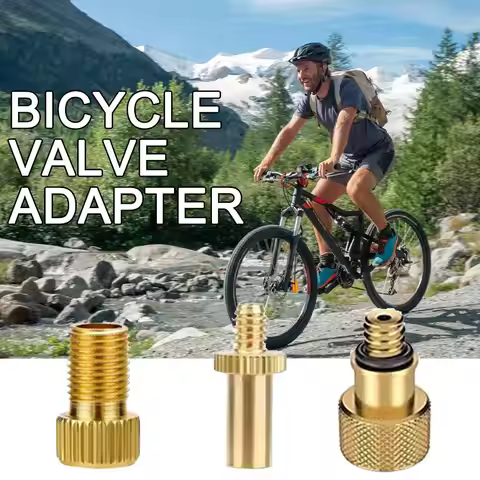 3pcs Bicycle Wheel Tire Transfer Valve Adapter SV AV DV For Road & MTB Tire Pump