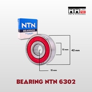 BEARING NTN 6302 - BEARING LAKER LAHER NTN 6302 2RS RUBBER CAP