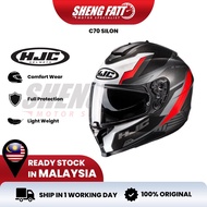 HJC C70 Silon Full Face Helmet Motor Visor Topi Keledar Keselamatan Full Face Original Superbike SIRIM MC3H MC4SF