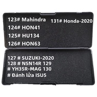 Công Cụ Lishi 2in1 Cho Mahindra Suzuki Honda 123-131 #   Chìa Khóa Đánh Lửa HU134 HON63 HON41 YH35R-