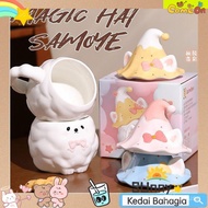 Cute Cute Mug High-Value Mug with Lid Ceramic Mug Cute Ceramic Mug Cute Birthday Gift for Girls