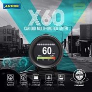 Autool X60 Car Obd Hud Head Up Display - Obd2 Diagnosis Scanner Function