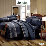 Jessica Cotton mix พิมพ์ลาย J236 ชุดเครื่องนอน ผ้าปูที่นอน ผ้าห่มนวม เจสสิก้า พิมพ์ลายได้อย่างประณีตสวยงาม