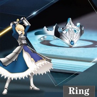 Anime Game Fate Ring Saber Excalibur Morgan Knight Adjustable Rings Halloween Party Cosplay Fashion 