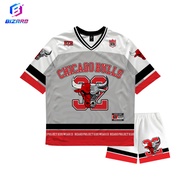 SYASSY - Unisex Chicago Bulls Character Boys and Girls Jersey Set - Jersey Series