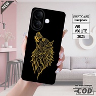 VIVO V60 5G 2025 case AND VIVO V60 LITE 2025 case _Cool Flexible Clear Black Rubber Silicone Casing