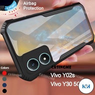 KK VivoY02S Case Bumper Shockproof Casing For Vivo Y02S Y35 5G Y75 Y55 Y02 S S02Y Vivo 5G 4G Transpr