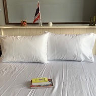 [Buy 600 And Get Free P.2 Pairs Of Pillows*]6-Foot White Bed Sheets 9 Inches High Smooth And Stripes