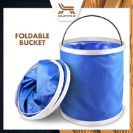 LH Foldable Water Bucket Car Wash Water Pail Fishing Camping Bucket Save Space Pail