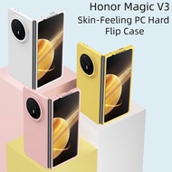 For Honor Magic V3 V 3 V5 Case Luxury Skin-Feeling Frosted PC Hard Flip Phone Cover Casing For Honor