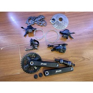 micro 2 x 9 speed Groupset MTB Bicycle Gearset micronew