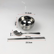 ชุดชามและช้อนส้อมสแตนเลส 304 จากเยอรมัน Zwilling ชามผสมอาหาร ชามข้าวและชามซุปกันน้ำร้อน