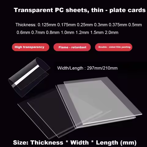 PC Board, High-Purity PC Endurance Board, Polycarbonate Hard Transparent Board, Experimental Researc