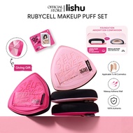 Lishu Love Cushion Powder Puff Set 3 Layers Of Sponge Does Not Absorb Powder Skin-Friendly With Stor