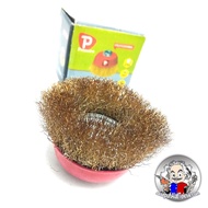 Brass / Brass Wire Bowl Brush 3" PRIMERO