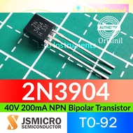 2N3904 40V 200mA NPN Bipolar Transistor 2N 3904 TO-92 JSMSEMI ORIGINAL