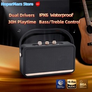 2025 New W6 Wireless Bluetooth Speaker - Portable Outdoor TWS Stereo Bass Booster| Independent Bass/