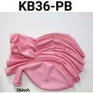 KB36-PB Latex balloon 36 inch 90 cm jumbo matte thick pink single (Round Macaron Latex Balloon) papa