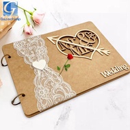 Gazechimp Wedding Guest Book Signing Heart Sign DIY for Registry Writing Wishes Anniversary Birthday