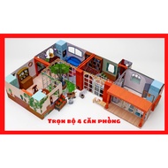 Handmade Paper 3D House Model