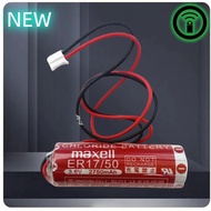 NEW- Maxell ER17/50 3.6v lithium battery PLC lithium battery ER17500 ER1750 battery New New