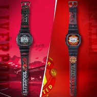 Custom Jam G-Shock DW5600 Man Utd Liverpool MU Custom Dari Jam Gshock Original model series G-Shock 