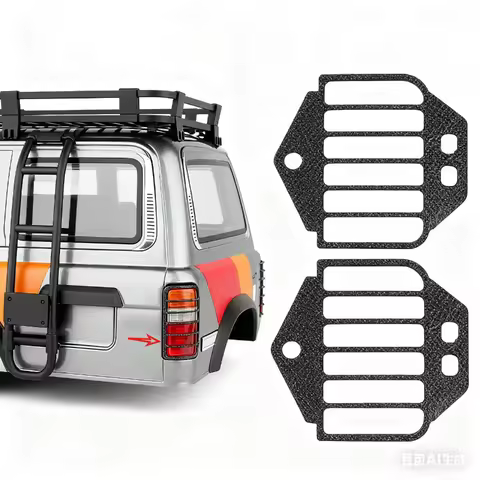 Taillight Protective Grill Soft Plastic Simulation Modification Parts for 1/10 RC Crawler Car FCX10 
