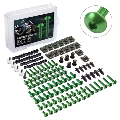 190pcs Complete Fairing Bolts Screw For Yftk Z1000 2007 2008 2009 Triumph Trident 660 Zzr1400 Z800 K