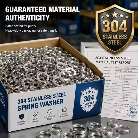 GB93 A2-70 304 Stainless Steel Split Spring Lock Washers M1.6-M24