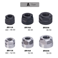 HNT CNC 1PC High precision ER11 ER16 ER20 ER25 ER32 UM nut ER collet nut for clamping cnc milling tu