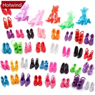 HOTWIND 40Pairs Different Multiple Styles High Heel Sandal Shoes Boots For Barbie Doll Random Color 