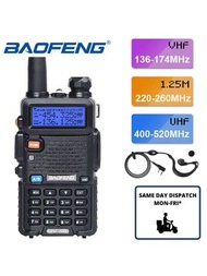 Baofeng Uv-5r Iii 三頻段對講機uhf Vhf Ham Fm雙向無線電對講機