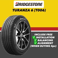 Tyre BRIDGESTONE TURANZA 6 (T006) 225/60R18 235/60R18 (With Installation)