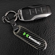 New Carbon Fiber Motorcycle KeyChain Holder Gifts Kawasaki ER-6N 6F ER6N ER6F Vulcan S  Versys 1000 