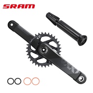 XX1ข้อเหวี่ยงคาร์บอนไฟเบอร์แบบกลวงหนึ่งชิ้นเข้ากันได้กับขวานพลังงานเมตรจานหน้าจักรยานเสือภูเขา32ซี่ 